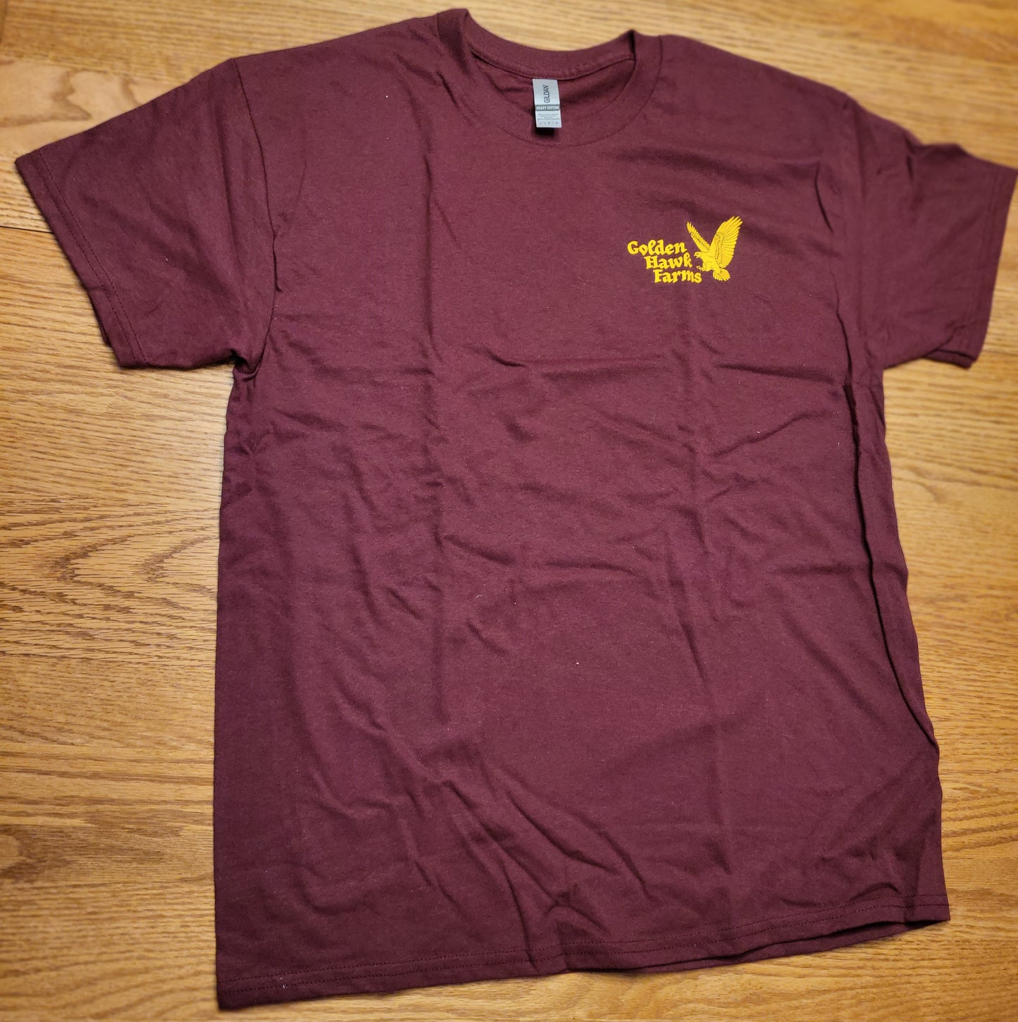 Short Sleeve Golden Hawk Farms T-Shirt