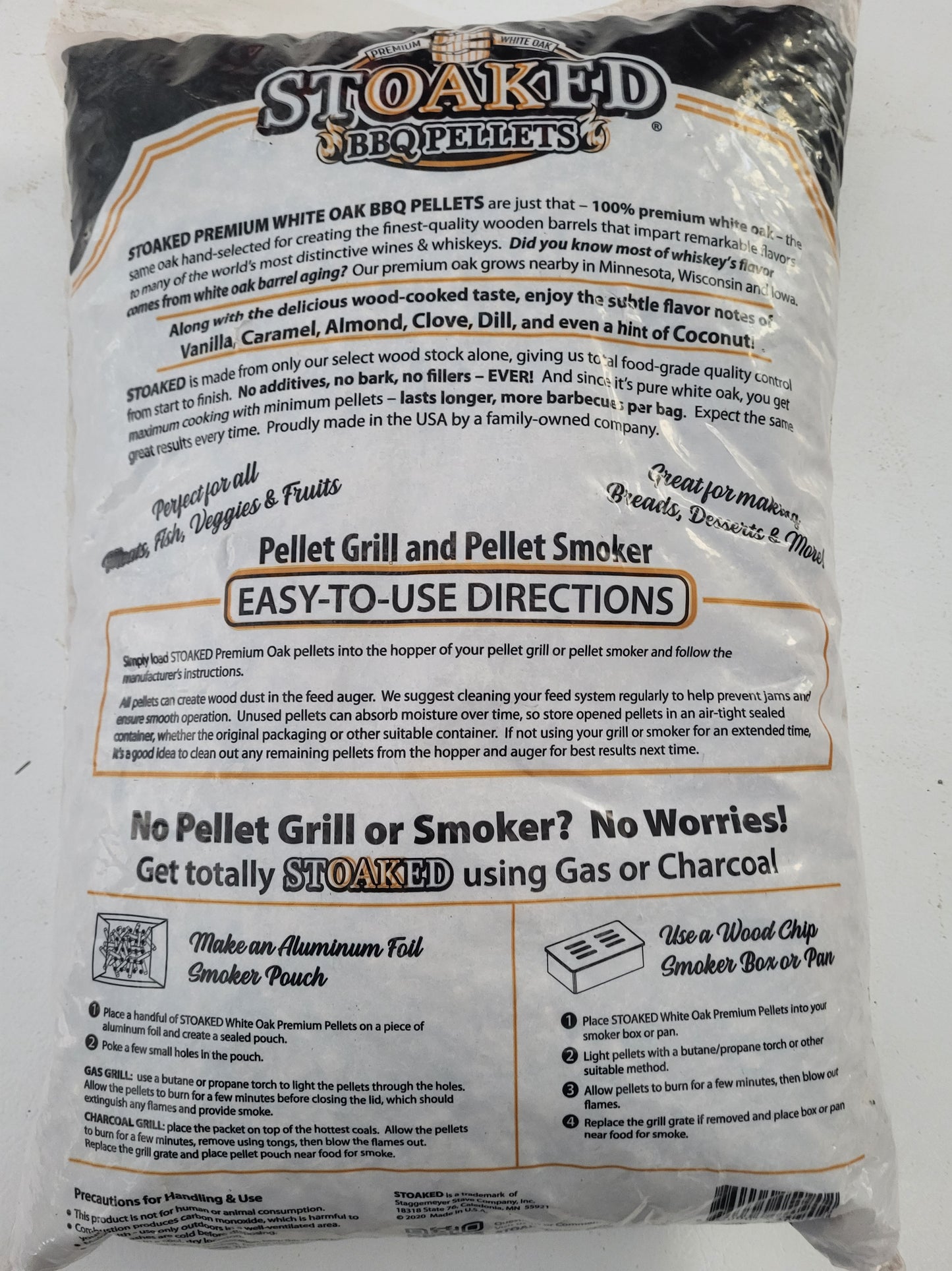 StOAKed Wood Pellets 20 Pound Bag