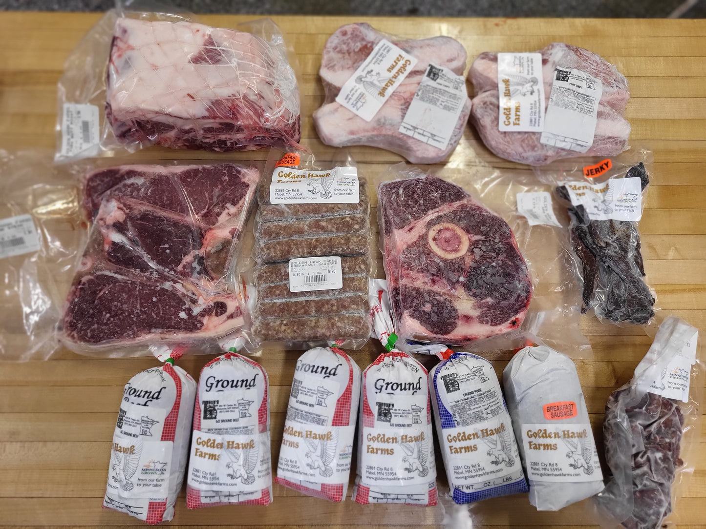15 Pound Varitey Beef & Pork Box