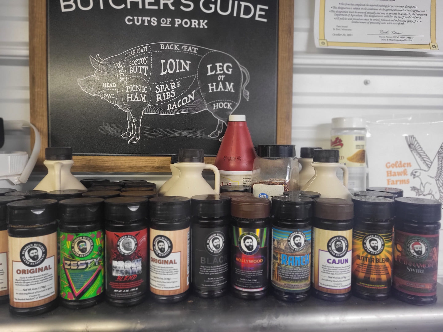 Bearded Butchers Seasonings 6 oz Shakers